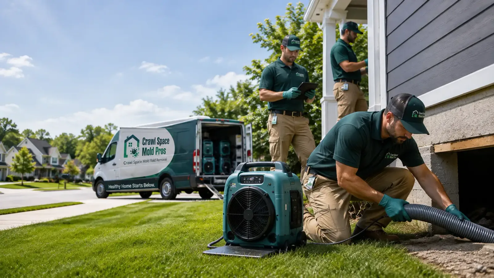 Crawl Space Mold Removal in West Terre Haute, IN